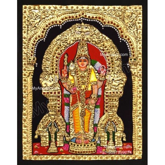Thiruchendhur Murugan Tanjore Painting