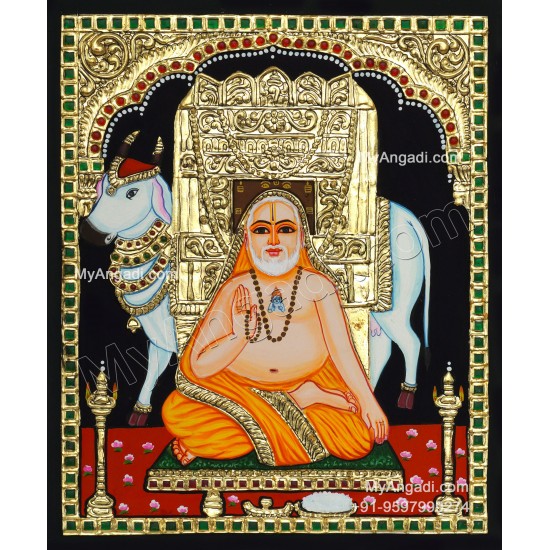 Ragavendra Tanjore Painting, Saint Tanjore Painting