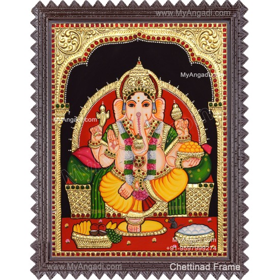 Ganapathi Tanjore Painting Tanjore Painting