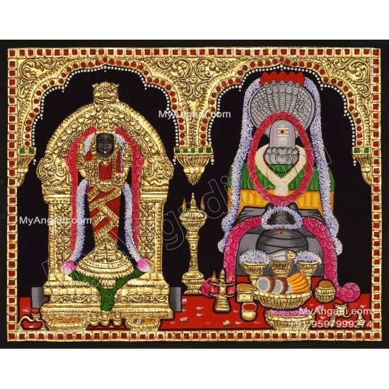 Vaitheeswaran Thaiyal Nayagi Tanjore Painting