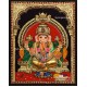 Ganesha 3d Embossed Tanjore Painting