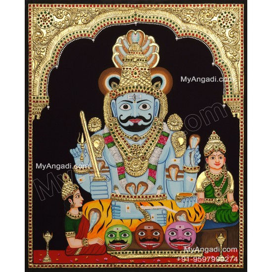 Komuravelli Mallanna Swamy Tanjore Paintings 