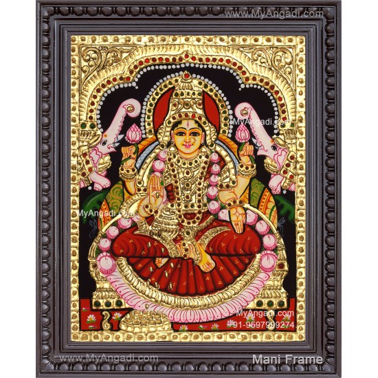 Gajalakshmi Tanjore Painting