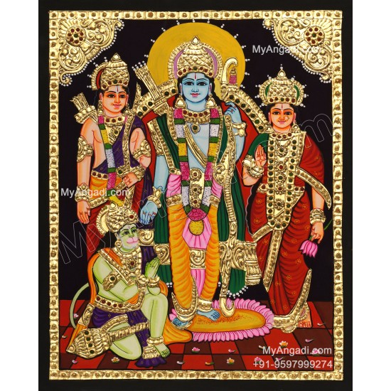 Ram Darbar Tanjore Painting