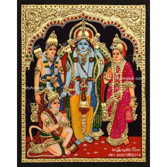 Ram Darbar Tanjore Painting