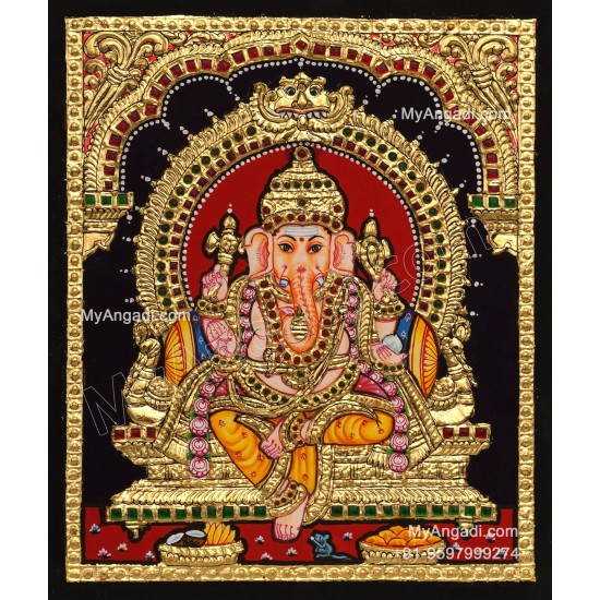 Ganapathi Tanjore Painting 