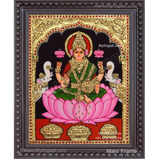 Gajalakshmi Tanjore Painting