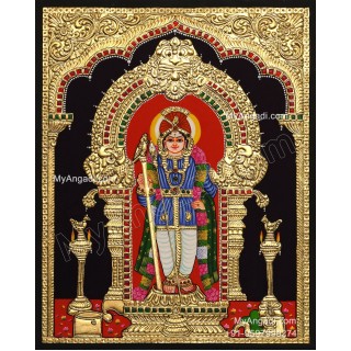 Palani  Murugan Tanjore Painting