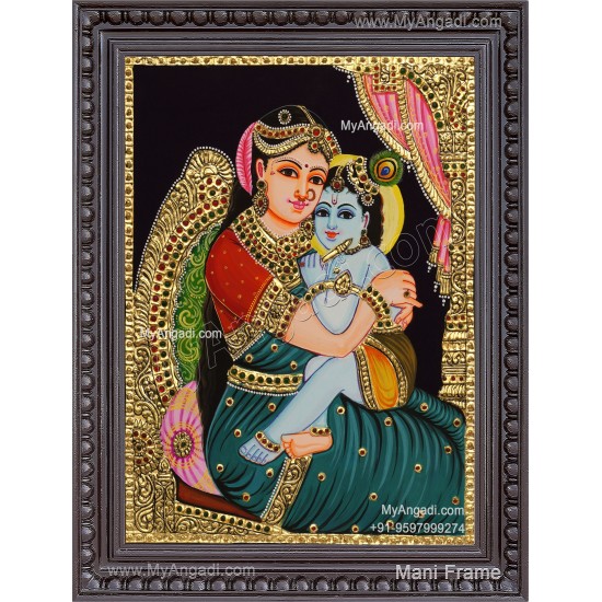 Yashoda Krishna Tanjore Painting