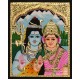 Shivan Parvathi Tanjore Painting