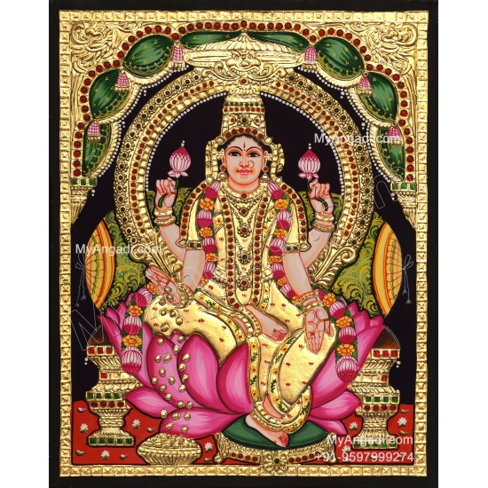 Iswarya Lakshmi Tanjore Painting