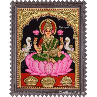Gajalakshmi Tanjore Painting