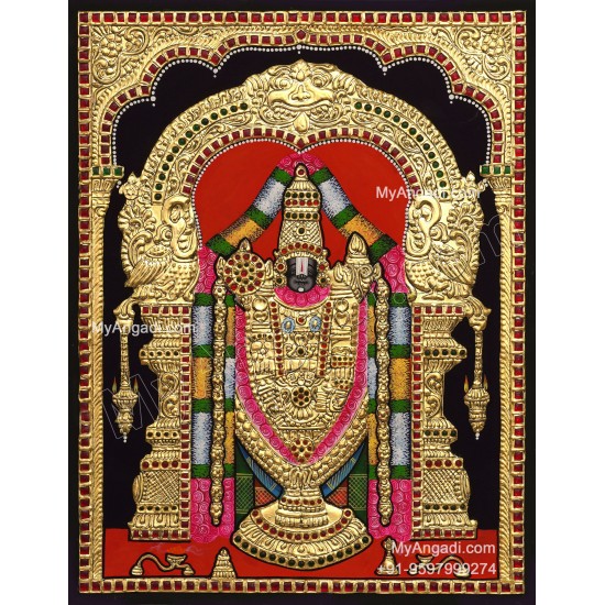 Venkatachalapathy  Tanjore Painting