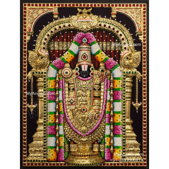 Balaji 3d Tanjore Painting