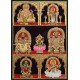 5 Panel  Tanjore Painting