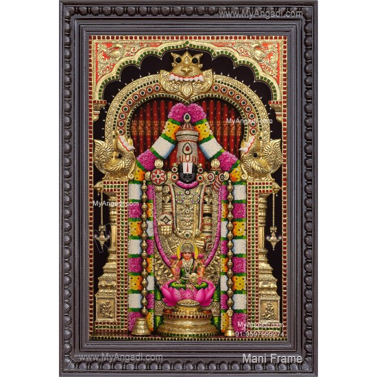 Balaji Lakshmi 3D Tanjore Painting