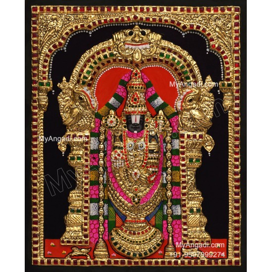 Balaji 3d Tanjore Painting
