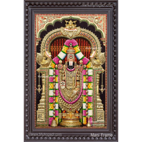 Balaji 3d Tanjore Painting