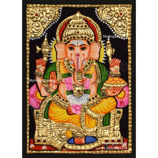Ganesh Tanjore Painting