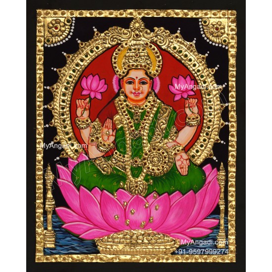 Mahalakshmi Tanjore Painting