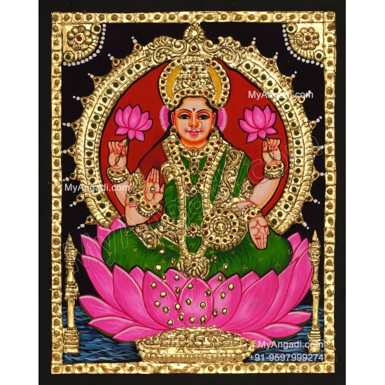 Mahalakshmi Tanjore Painting
