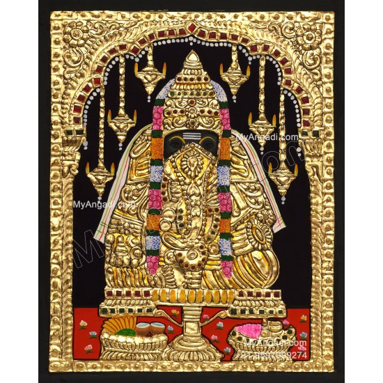 Karpaga Vinayagar Tanjore Painting