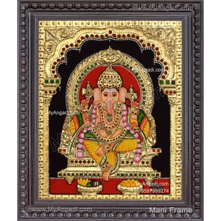Ganapathi Tanjore Painting 