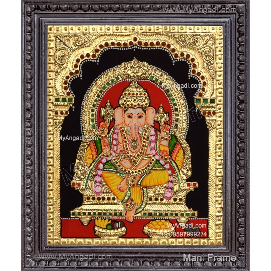 Ganapathi Tanjore Painting 