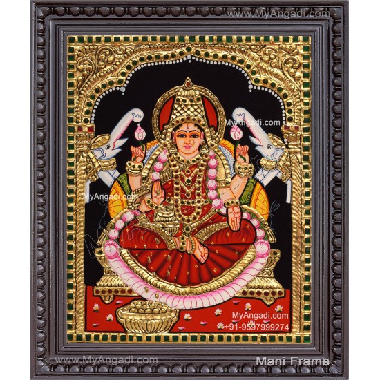 Gajalakshmi Tanjore Painting