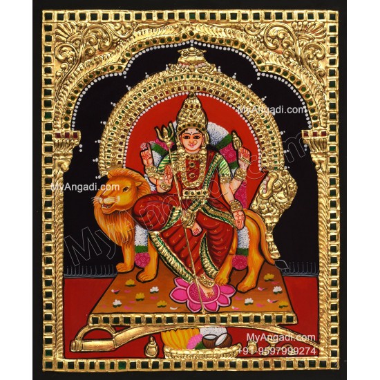 Chamundeshwari Tanjore Painting