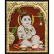 Butter Krishna Tanjore Painting