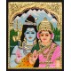 Shivan Parvathi Tanjore Painting