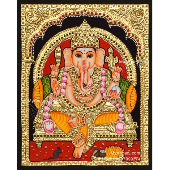 Ganesha Tanjore Painting