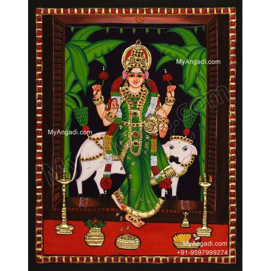 Graha Lakshmi Tanjore Painting