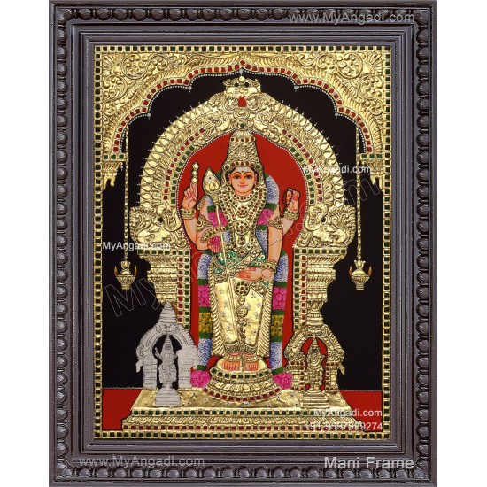 Thiruchendhur Murugan Tanjore Painting, Murugar Tanjore Painting
