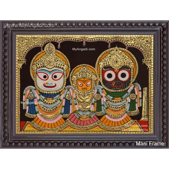 Jagannathar -  Tanjore Painting