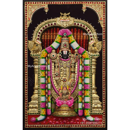 Balaji Lakshmi  Tanjore Painting