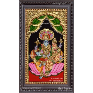 Hayagreeva Lakshmi Tanjore Painting