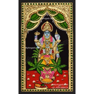 Sathyanarayana Swami Tanjore Painting