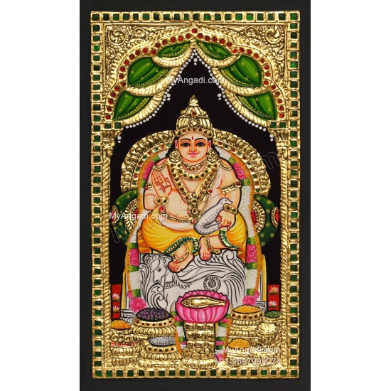 Kubera Lakshmi Tanjore Painting