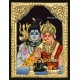 Shiva Paarvathi Tanjore Painting