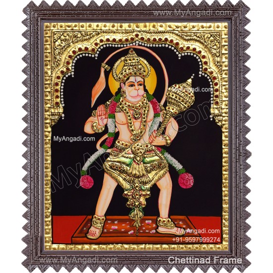 Hanuman Tanjore Painting