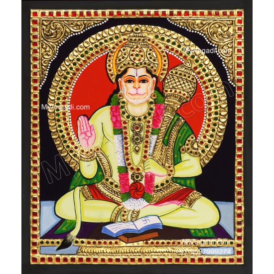Hanuman Tanjore Painting
