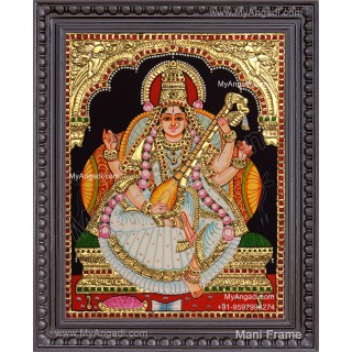Saraswathi Tanjore Painting