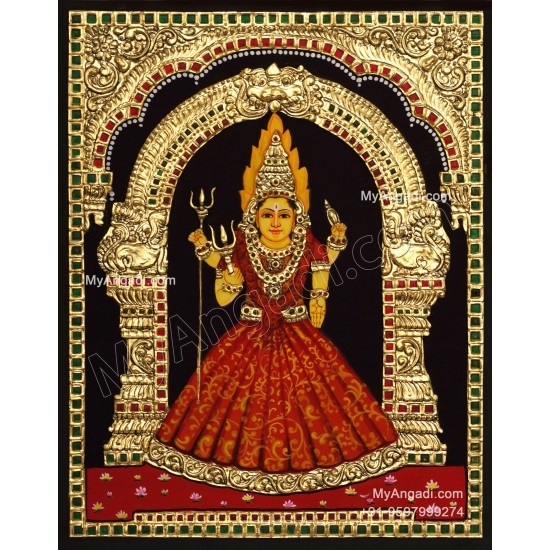 Angalamman Tanjore Painting