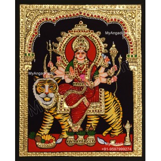 Durga Devi Tanjore Painting