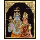Shiva and Parvathi Devi Tanjore Paintings