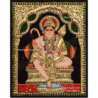 Hanuman Tanjore Painting