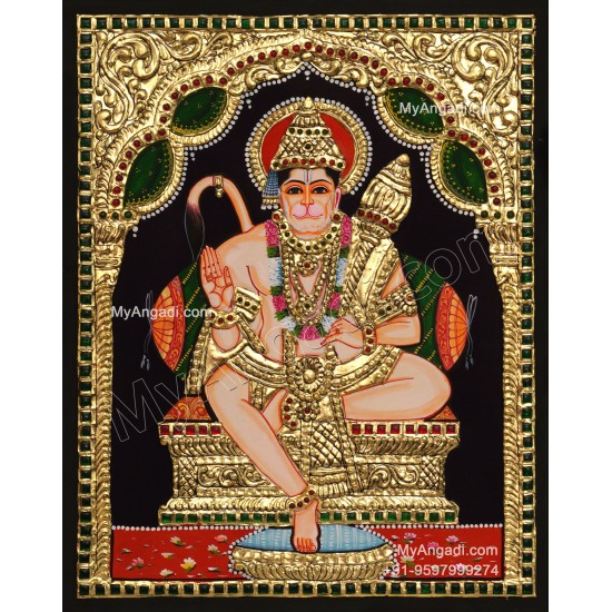 Hanuman Tanjore Painting