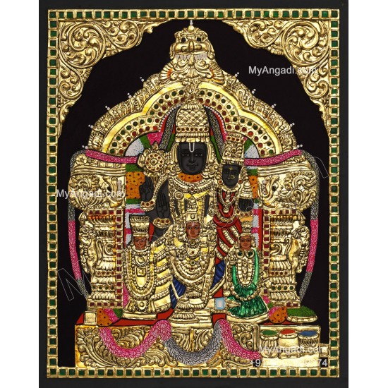 Parthasarathy Perumal Tanjore Painting